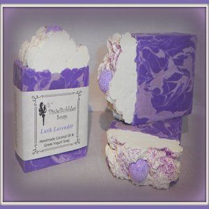 Handmade Soap Bar Coconut Oil LAVENDER CEDAR
